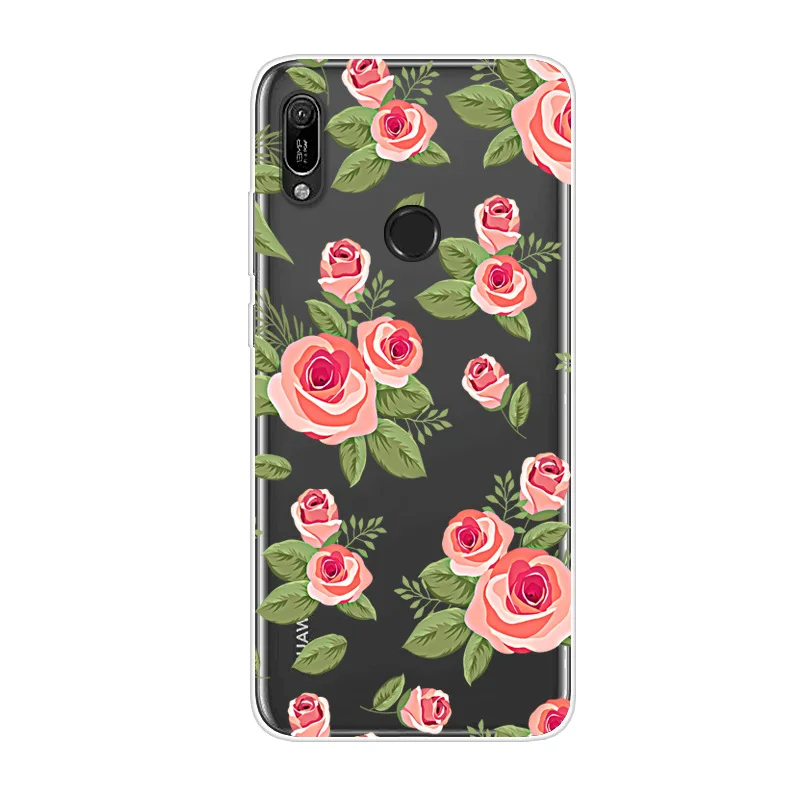 P18 Для huawei Y6 Чехол Мягкий ТПУ силиконовый чехол для телефона для huawei Y6 чехол Fundas для huawei Y 6 чехол Coque Y62019 Capa - Цвет: P18