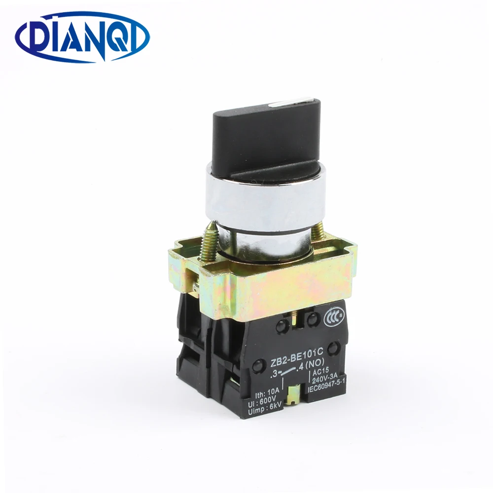 XB2 BD33 3 позиции 2NO Блокировка переключатель кнопочный самоблокировка|push button switch