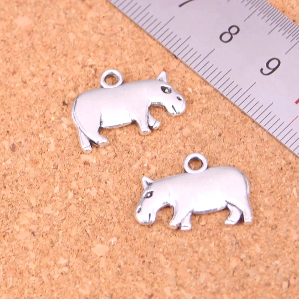 12 шт. металлические подвески в виде бегемота|metal pendant|charm metalmetal charm pendants |
