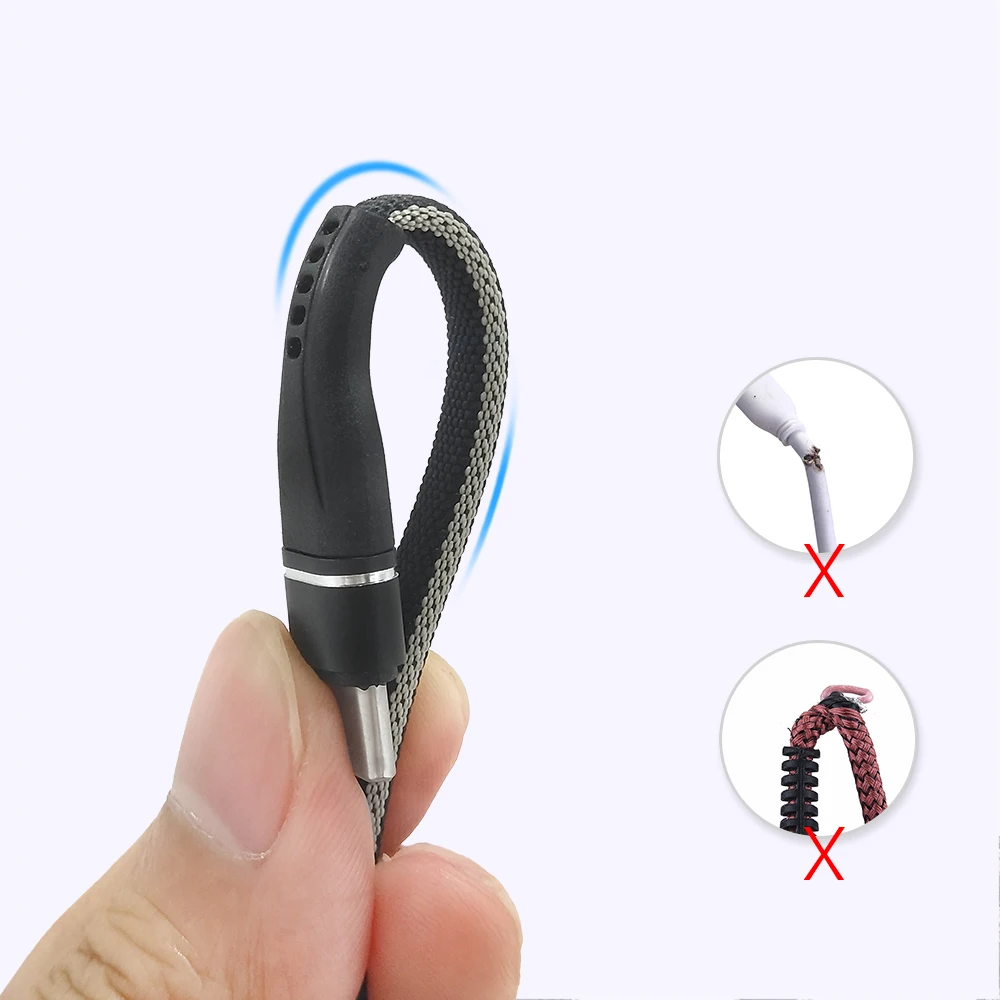 FBYEG 2.4A Micro USB кабель для зарядки Type C Huawei Samsung iPhone синхронизации данных 1 м быстрой