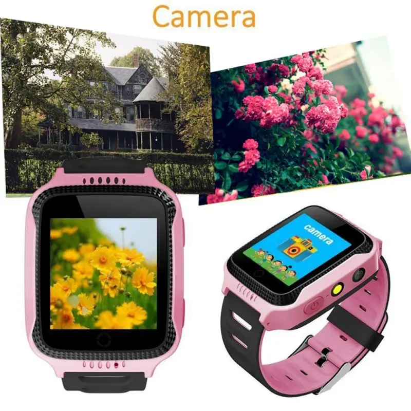 GPS Смарт-часы с камерой фонариком детские часы экстренные вызовы определитель