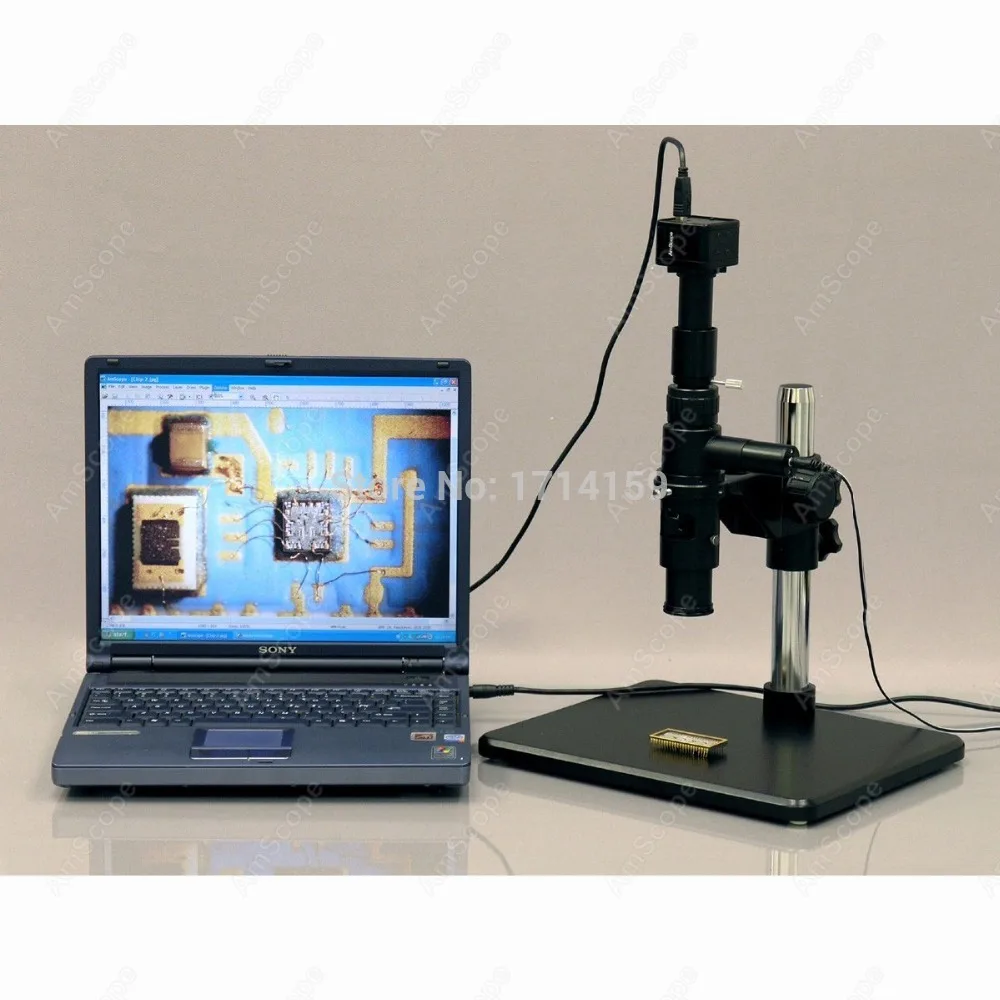 Промышленная инспекция-AmScope поставки 11X-80X промышленный однократный микроскоп +
