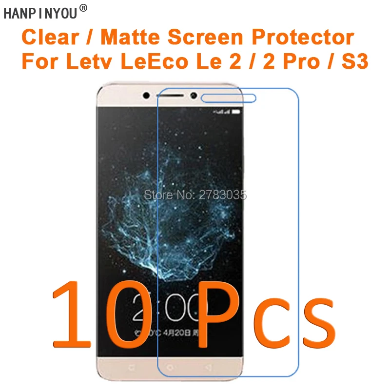 10 шт./лот для Letv LeEco Le 2 / Pro S3 HD Прозрачная/Антибликовая матовая защитная пленка