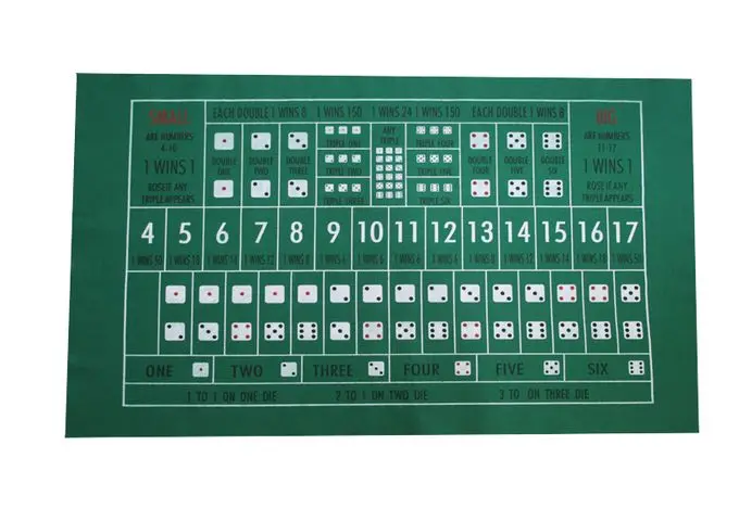 Новая двухсторонняя 60*90 см 5 игроков скатерть Baccarat Poker Set Fichas Texas Holdɾm Fietro