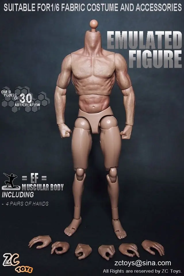 Игрушки ZC 1/6 весы мышц похожие на TTM19 для горячие игрушки бесплатная доставка