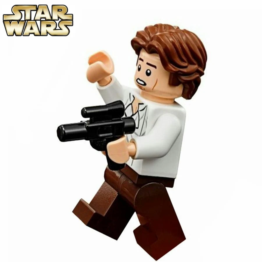 Одна распродажа Звездные войны SW823 Desert Skiff Escape Han Solo Leia Yuda Darth модель Вейдера
