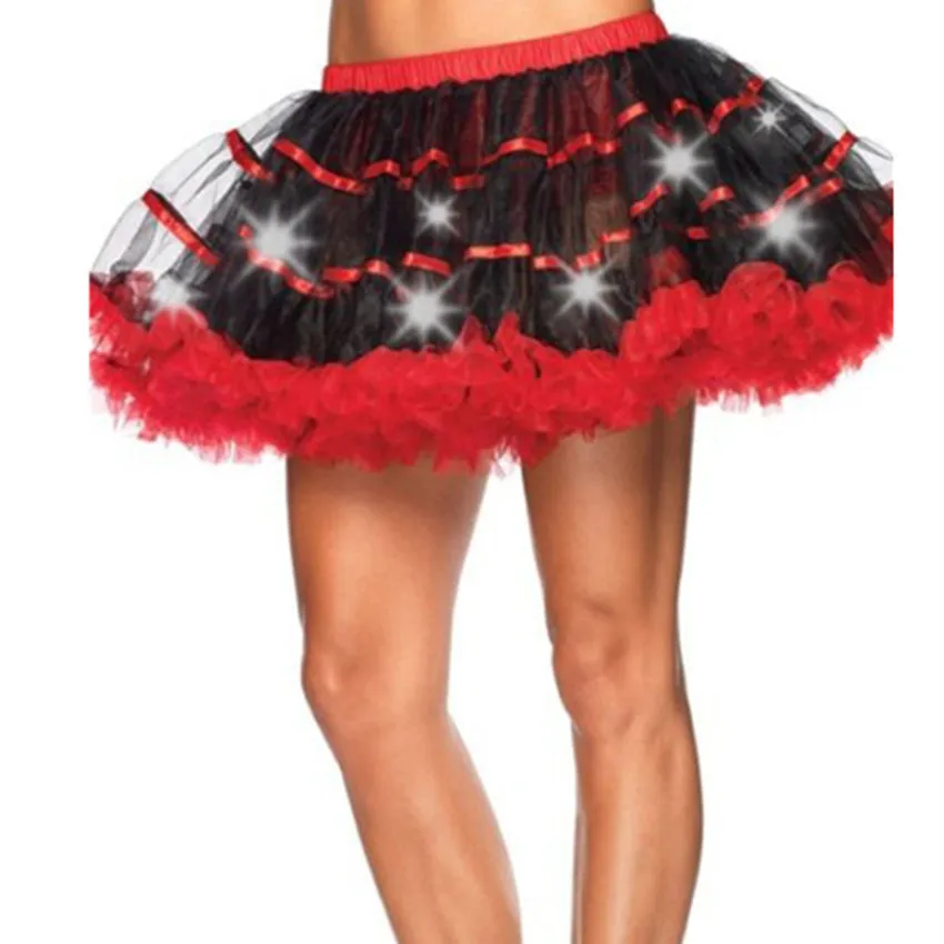 Abbille Sexy Fashion пушистый юбка-пачка взрослых Для женщин Pettiskirt вечерние танцевальные