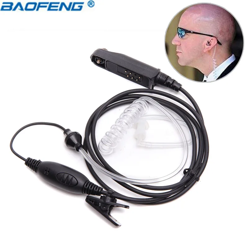 BAOFENG UV-9R Plus Водонепроницаемая портативная рация тайная воздушная Акустическая трубка Гарнитура для UV-XR A-58 UVXR UV9R GT-3WP 2 способ радио