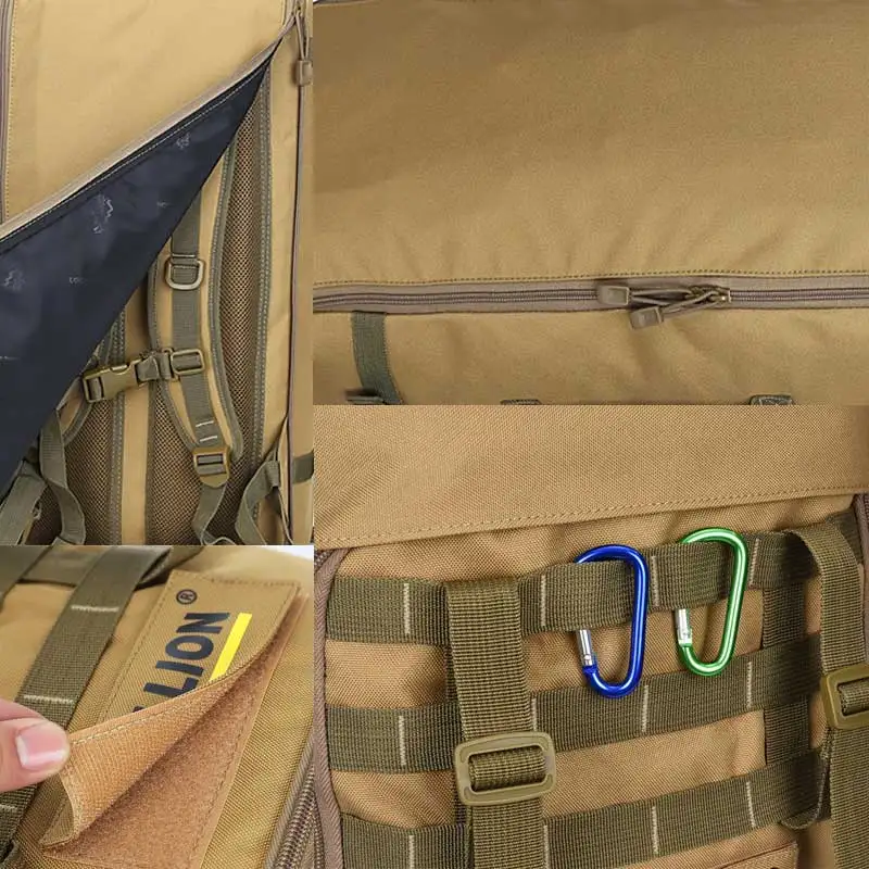 50L мужской тактический рюкзак военный для альпинизма унисекс походные сумки