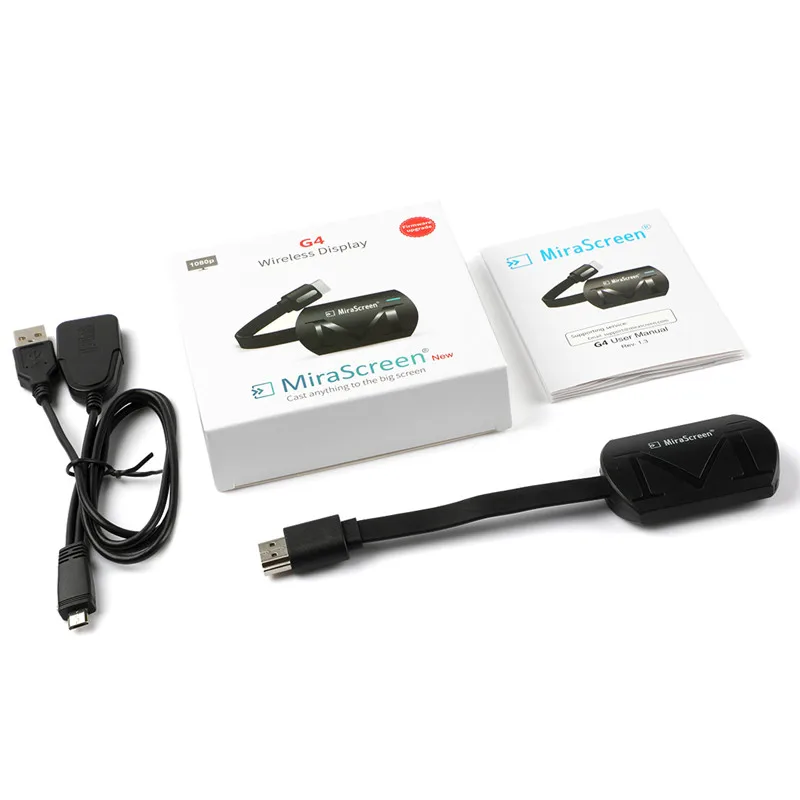DOITOP MiraScreen G4 ТВ палкого ключа Chrome Литой HDMI WiFi Дисплей приемник Miracast Google Chromecast Мини ПК с системой андроида и ТВ
