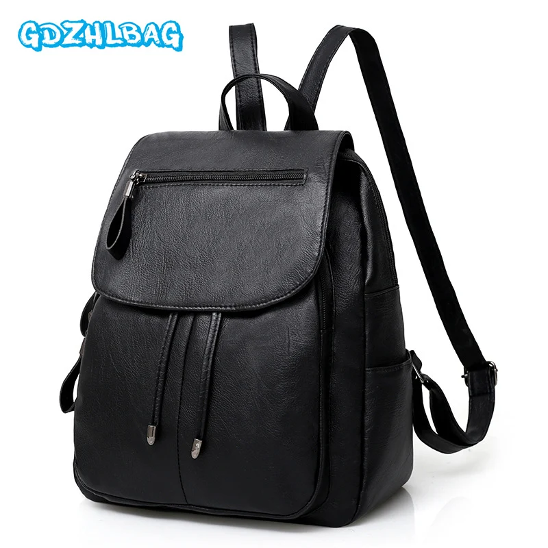 Для женщин рюкзак высокое качество из искусственной кожи Mochila Escolar Школьные ранцы