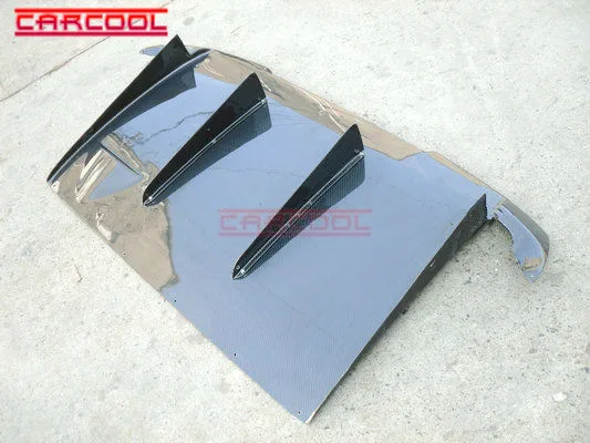 Задний диффузор из углеродного волокна для стайлинга автомобиля сплиттер CF 2010-2014