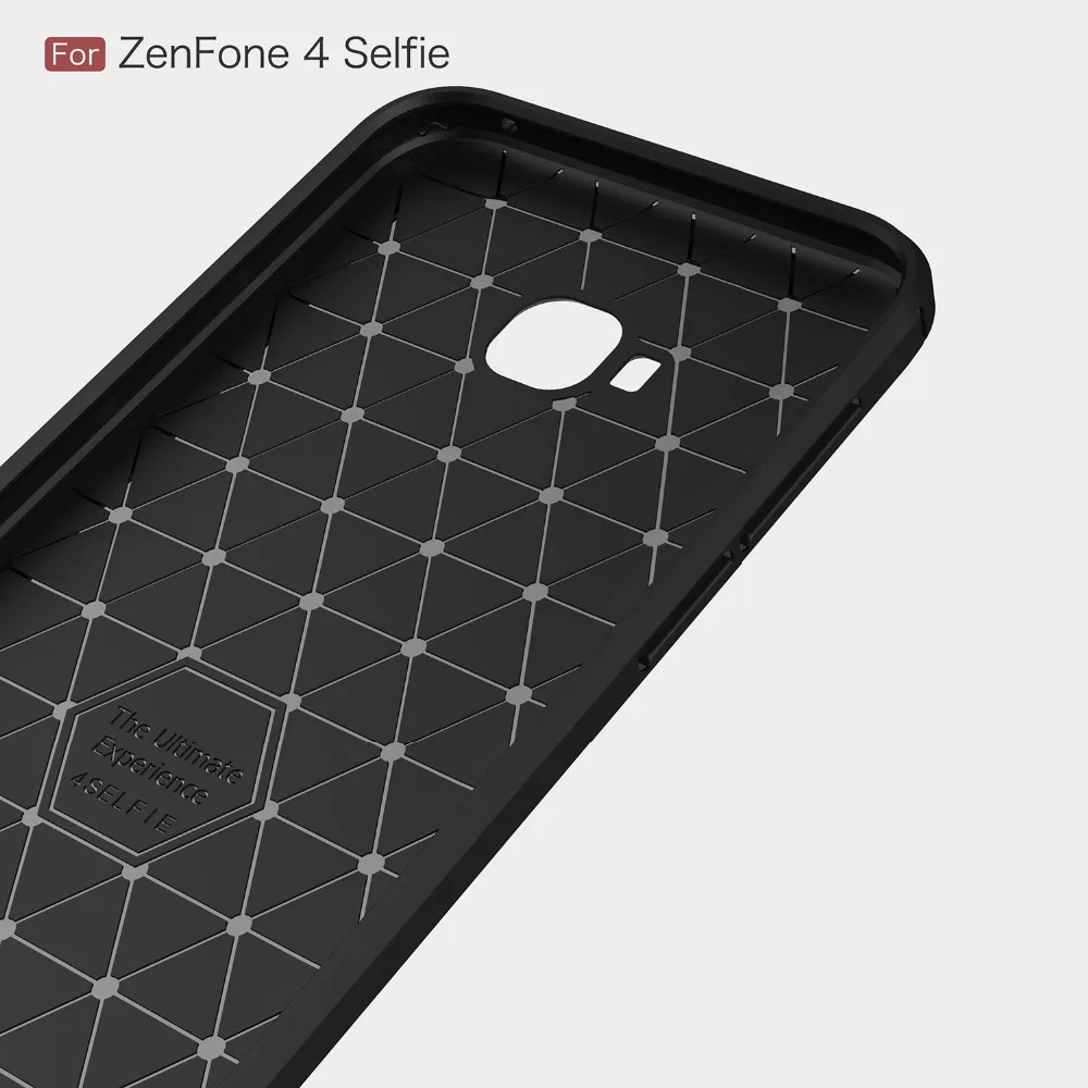 UTOPER Luxury Soft Case For ASUS Zenfone Live ZB553KL Carbon Fiber Silicone Asus ZenFone 4 Selfie ZD553KL Cover |