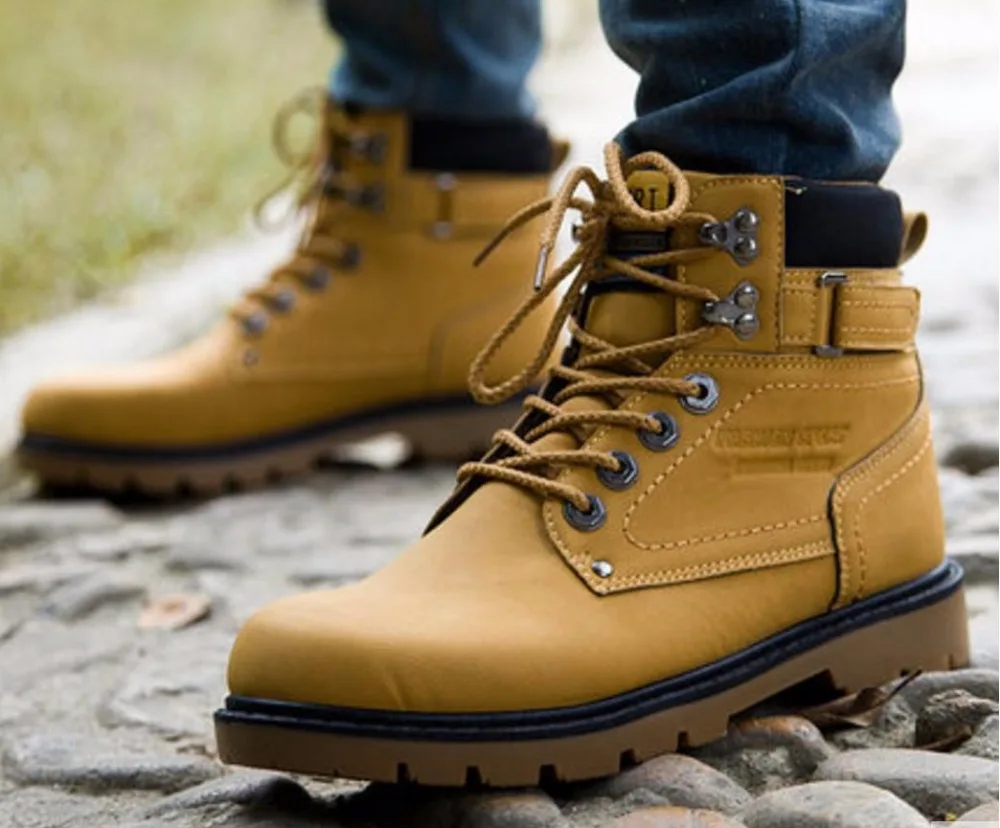 Новые модные кроссовки для мужчин Классическая обувь на шнуровке Высокий стиль