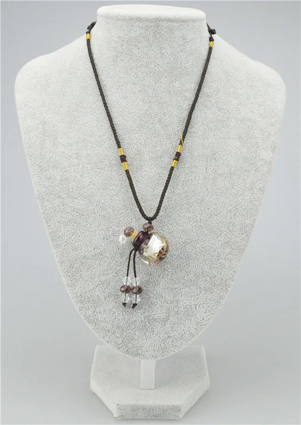 Муранское Стекло ароматерапия Арома масло бутылка Подвески ожерелье|pendant bone|jewerly