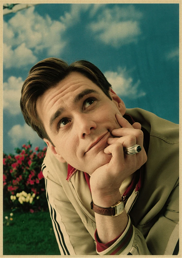 Jim Carrey плакат со сценами из фильмов Трумэн шоу маска фильм крафт-бумага Плакат Бар Кафе печать рисунок ядро декоративная живопись