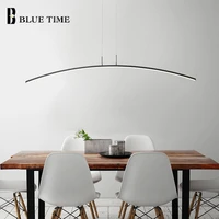 120cm blackwhite modern led pendant light for dining room kitchen living room luminaires home ceiling pendant lamp hanging lamp