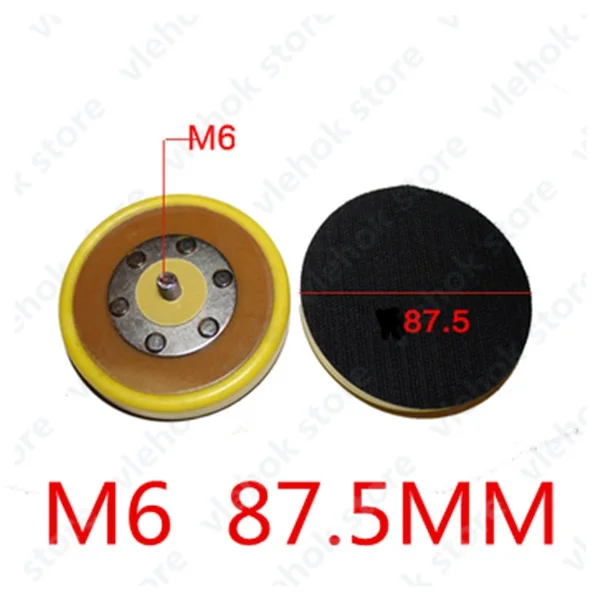 1PCS Основа орбитальная шлифовальная машина M6 M8 70 мм 75 мм 100 мм 125 мм 150 мм Замена для BOSCH DeWALT HITACHI MAKITA Hilti Milwaukee WORX электроинструмент - Цвет: 1PCS