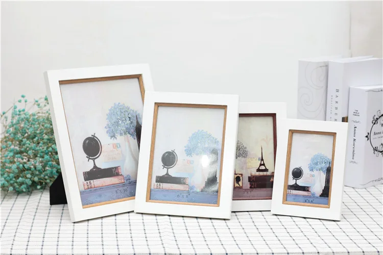 Настенная или настольная деревянная фоторамка для домашнего декора 6/7/8 дюймов