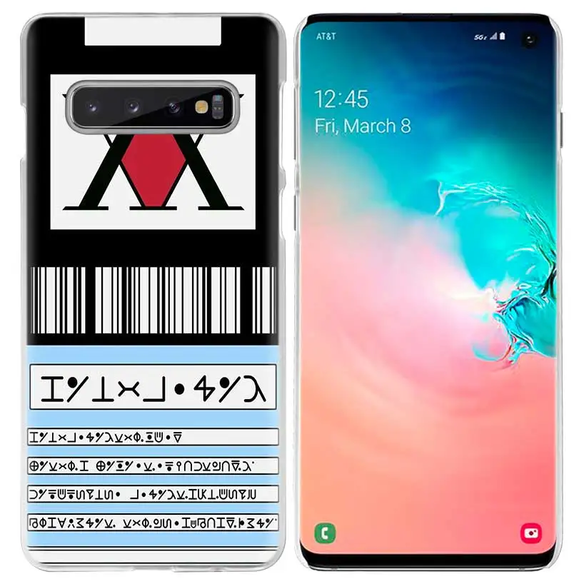 Hunter x охотников чехол для samsung Galaxy S10 5G S10e S9 S8 M40 M30 M20 M10 J4 J6 плюс J8 Note 8 9 Жесткий чехол с рисунком из аниме чехол для телефона