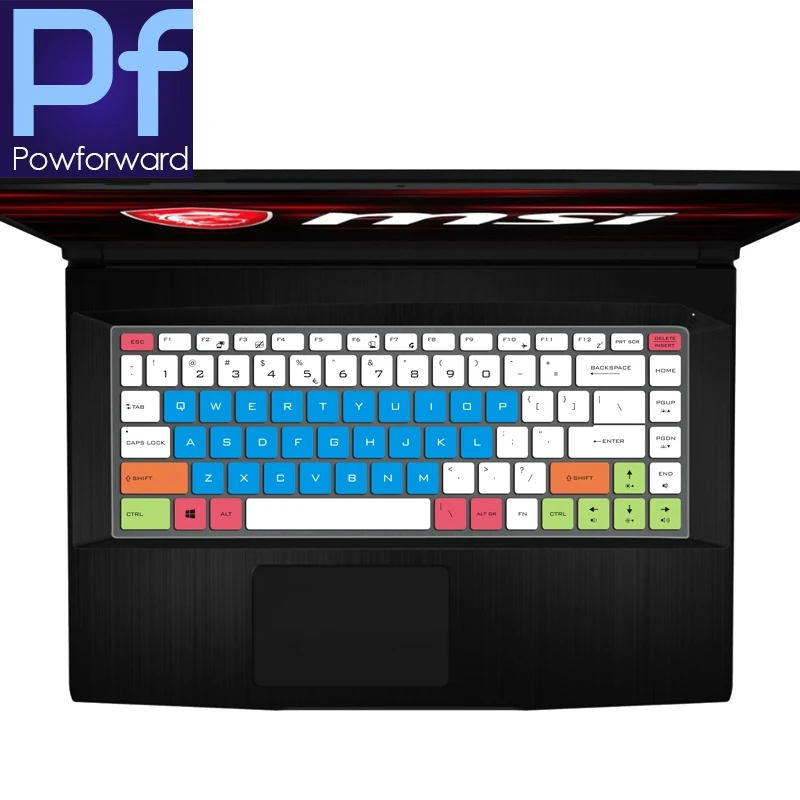 Чехол для клавиатуры игрового ноутбука MSI GF63 P65 PS42 PS63 GS65 GF 63 P 65 PS 42 GS 8RD 8RE 8RB 8RCX|Чехлы