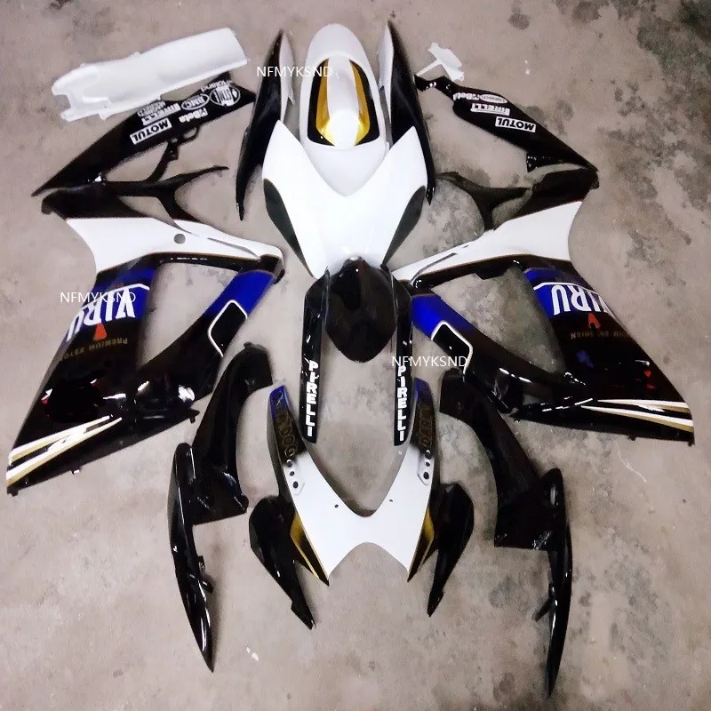 

Лидер продаж, обтекатель черный/белый для SUZUKI GSX-R600 06 07 GSX-R750 K6 2006 -2007 SUZUKI GSX-R 600 06-07, обтекатель