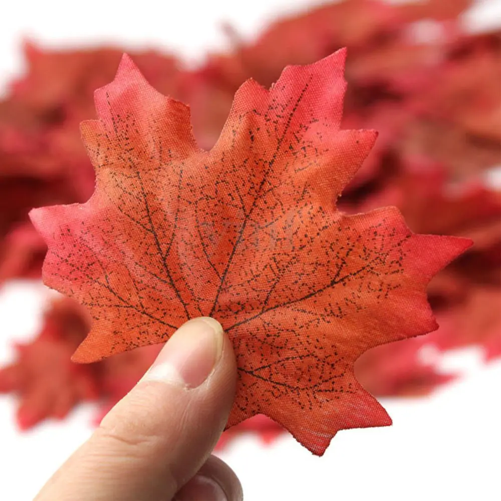 100 шт. Искусственные Шелковые Растения искусственные листья для украшения