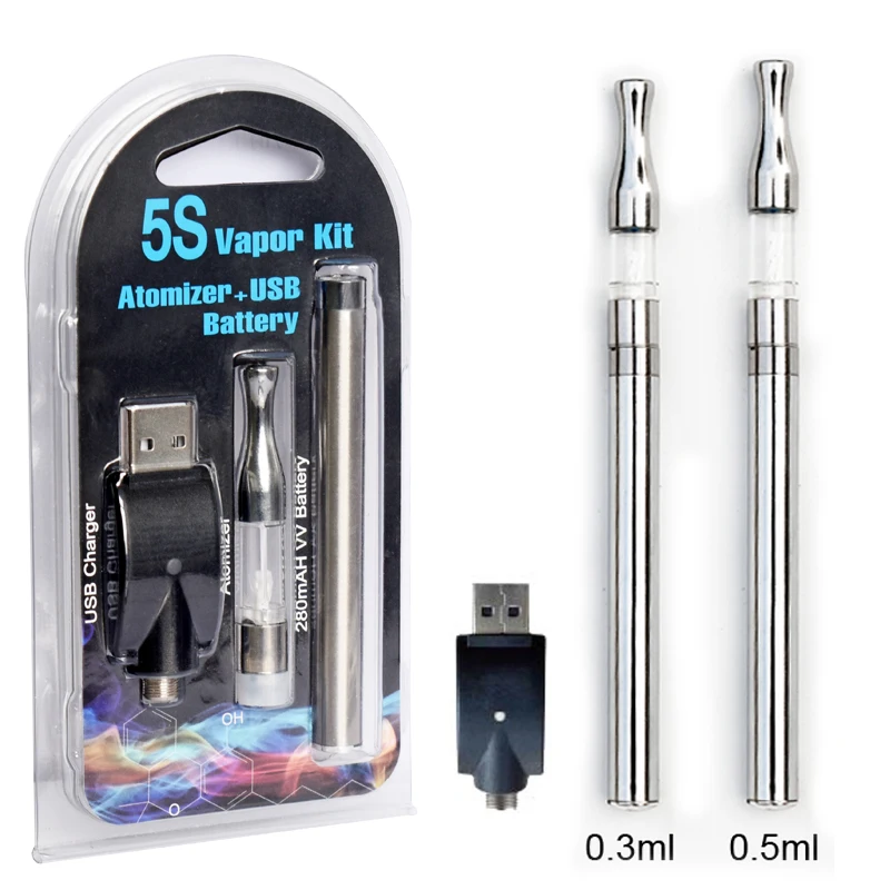 2018 5S комплект для вейпера мини блистерная Vape ручка C6 510 Батарея O электронная