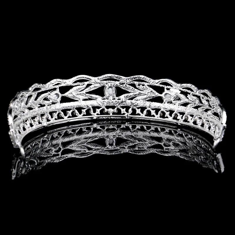 Женский обруч для волос с кристаллами позолоченная свадебная тиара свадебный