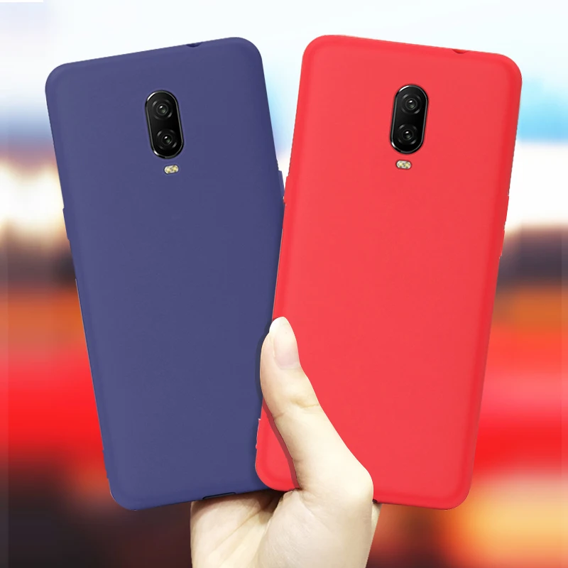Ультратонкий простой матовый чехол для телефона из ТПУ Oneplus 5T 6T 5 Силиконовый