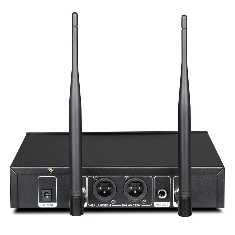 Профессиональная поддержка регулировки UHF Беспроводная микрофонная система XLR