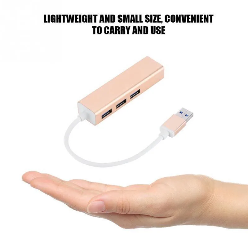 Basix USB гигабитный Ethernet адаптер 3 0 концентратор для 10/100/1000 Мбит/с Lan Проводная