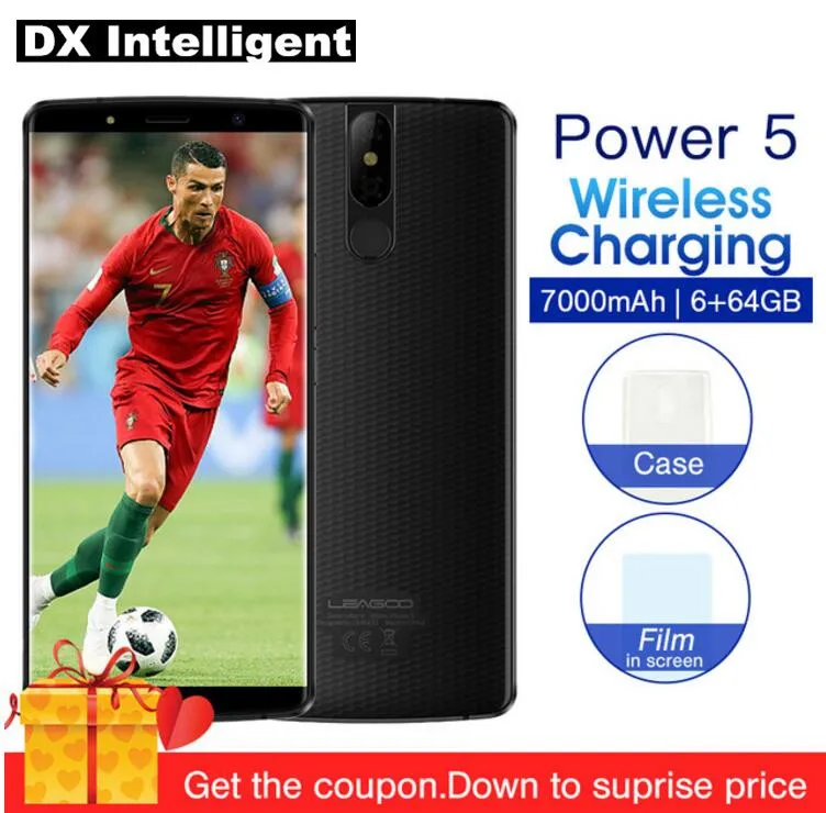 LEAGOO Мощность 5 99 &quotFHD + Helio P23 MTK6763 Восьмиядерный Android 8 1 6 ГБ 64 GB 13MP двойной камеры