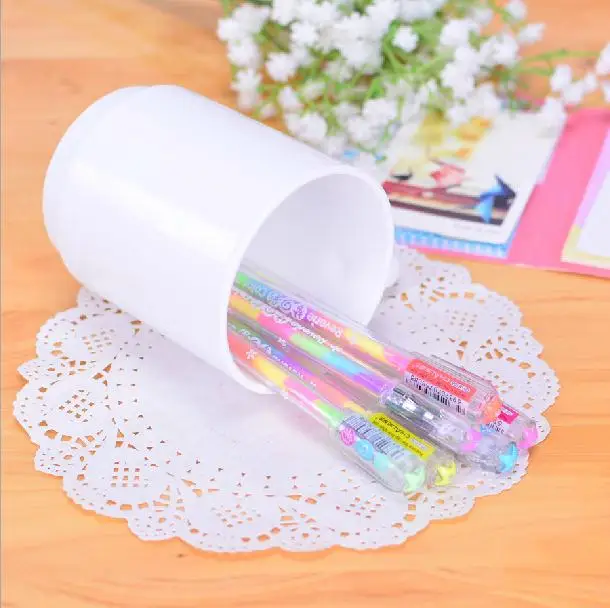 Фотоальбом реквизиты радужные сегменты цветные гелевые чернила ручки для детей