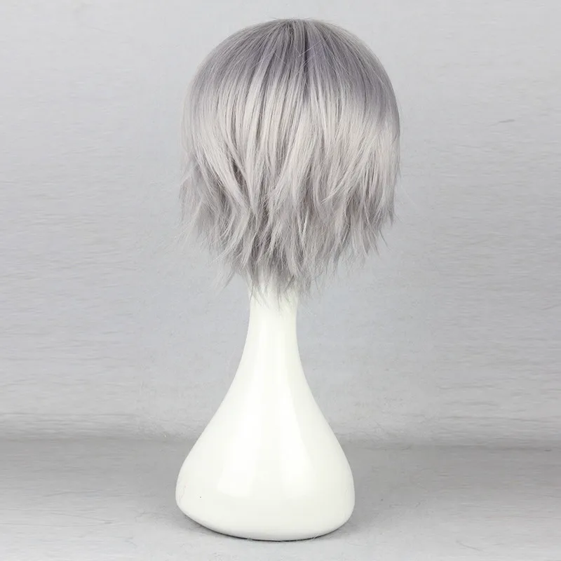 Мужские неоновые волосы для косплея Nagisa Kaworu Hair Neon Genesis Evangelion|Аксессуары костюмов|
