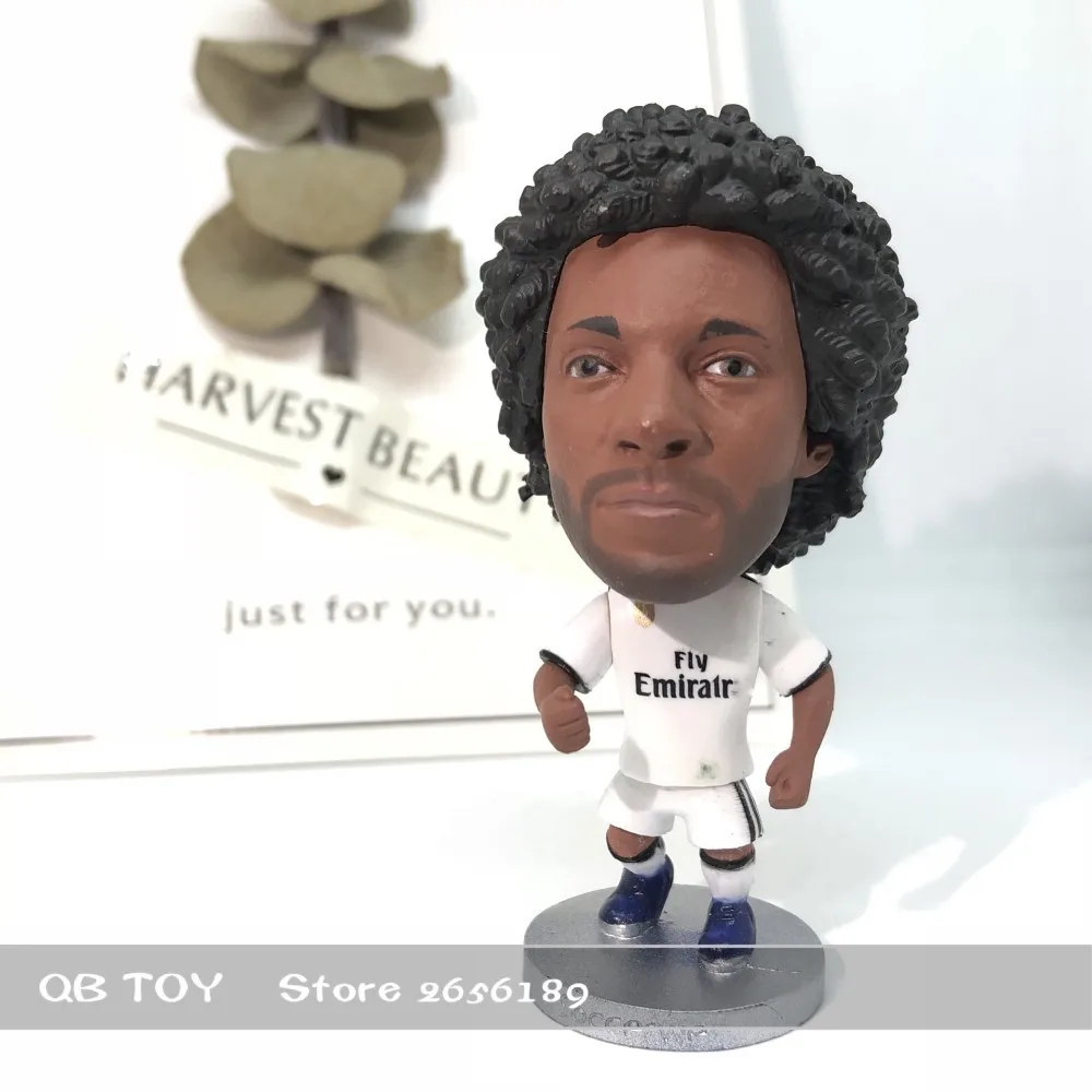 2019 Soccerwe dollsfootball stars 12 # Marcelo подвижные швы Смола Модель игрушки фигурка куклы