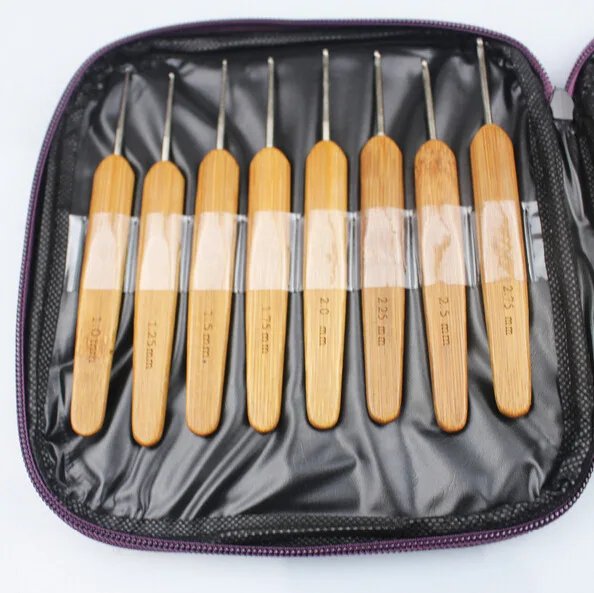 20 шт./набор спицы из бамбука для вязания|Швейные иглы| |