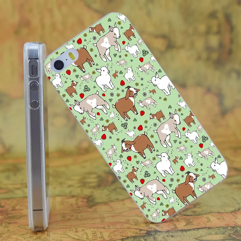 E3577 Goats Transparent Hard Thin Case Cover For Apple iPhone X XR XS Max 4 4S 5 5S SE 5C 6 6S 7 8 Plus |