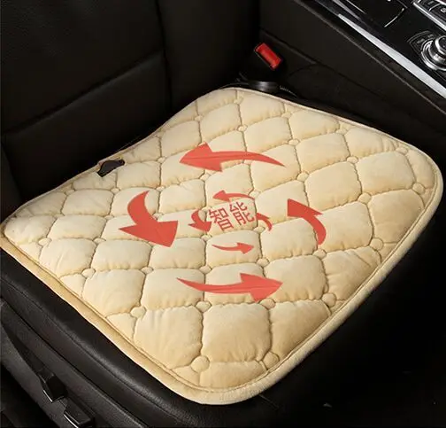 Зимняя теплая общая Автомобильная сидение кресло pad четырехсторонняя Тепловая плюшевая зимняя Автомобильная грелка Набор подушек автомобильное сиденье одиночный