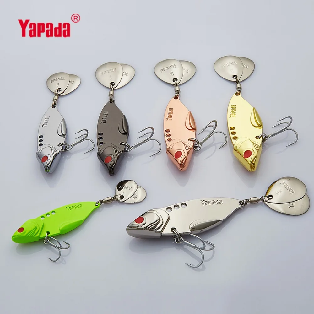 Металлическая рыболовная приманка YAPADA VIB 304 10 г/15 г/20 г/25 г тройной крючок +