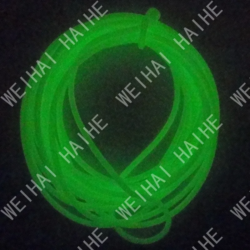 New Fishing lure accessories PVC tue peach fishing luminous plastic rubber tube glow tubing 5m 2# gummi AGN tackle | Спорт и
