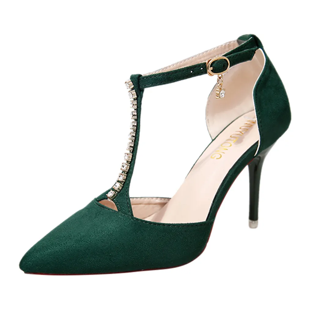 Классические пикантные женские красные свадебные туфли на высоком каблуке