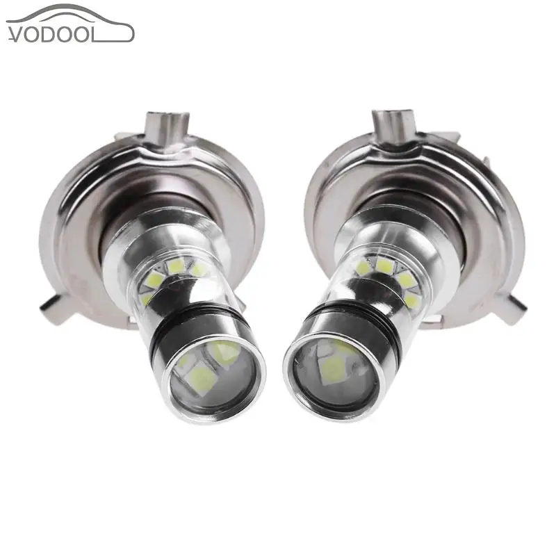 2 шт. H4 10 Вт 2828 20SMD 8000K светодиодный Противотуманные фары Дневные Фары Лампы