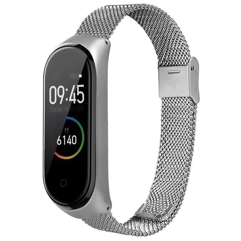 Умный Браслет Xiaomi Mi Band 4 сетчатый ремешок для наручных часов спортивный браслет