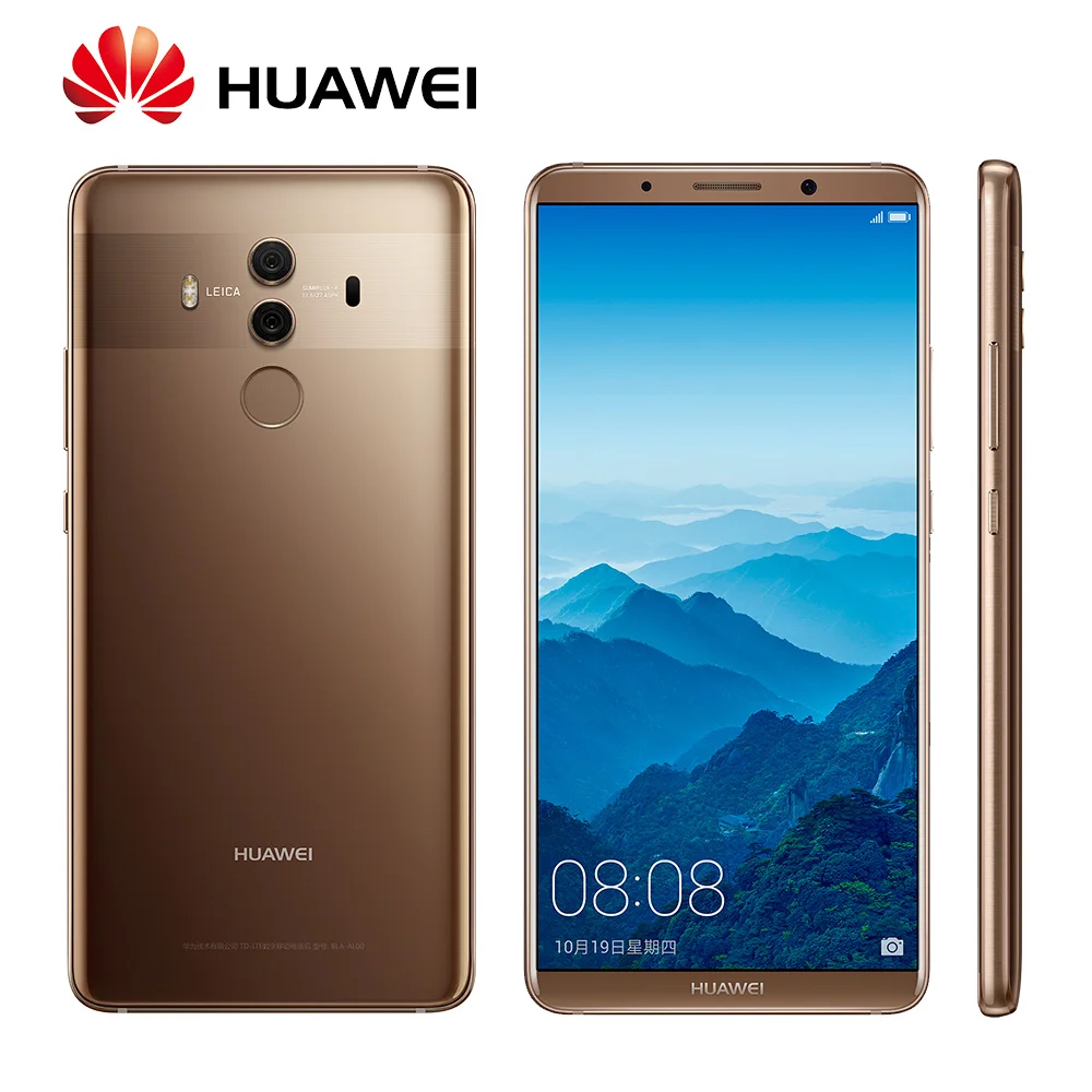 Global ROM huawei коврики 10 Pro ОТА обновление Кирин 970 Octa Core Android 8 0 отпечатков пальцев 20MP