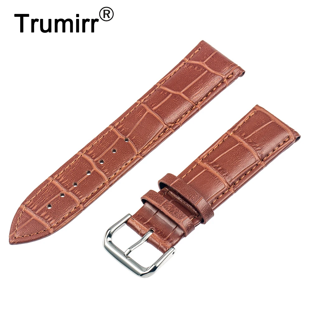 Браслет из натуральной кожи для Samsung Gear 2 R380 R381 R382 Moto 360 2nd 46 мм|r380|bracelet penbracelet steel |