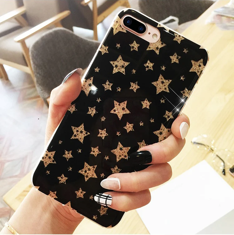 Triseoly чехол с блестящими звездами для huawei Y9 Y6 Y5 Y7 Prime Honor 10 9 Lite 7C 7A Pro 8X 8C P Smart Enjoy7s 8 9 плюс Чехол