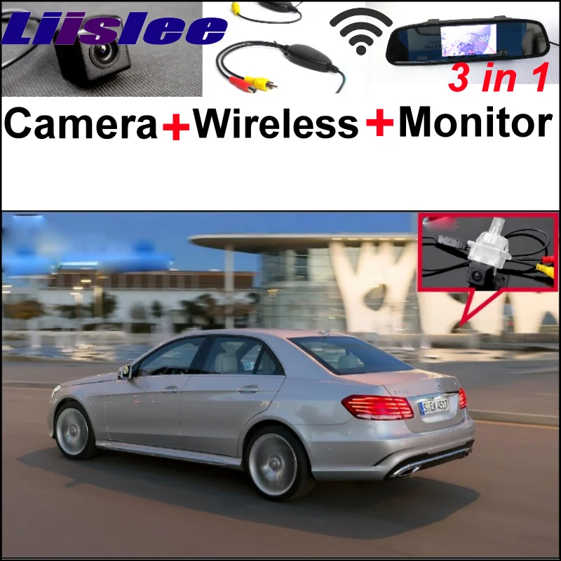 3in1 специальные Wi Fi автомобиля Камера + Беспроводной приемник зеркало Экран