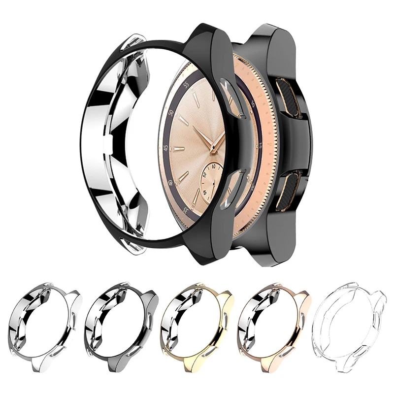 Чехол с гальваническим покрытием из ТПУ для Samsung Gear S2 чехол часов Galaxy Watch 42 мм