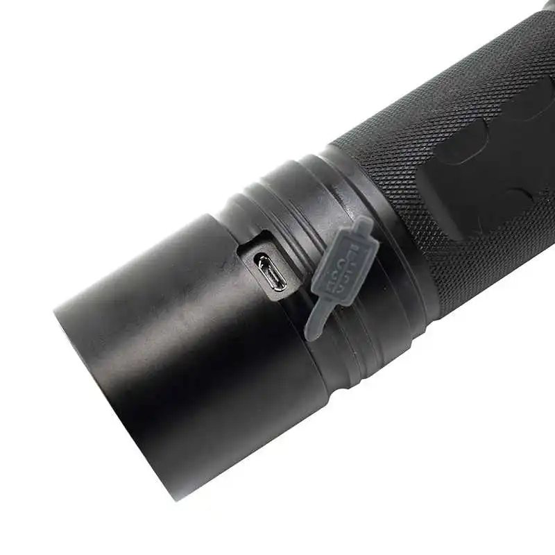мощный светодиодный фонарик USB яркий xhp70 18650 3Режим Фонарь аккумуляторный для